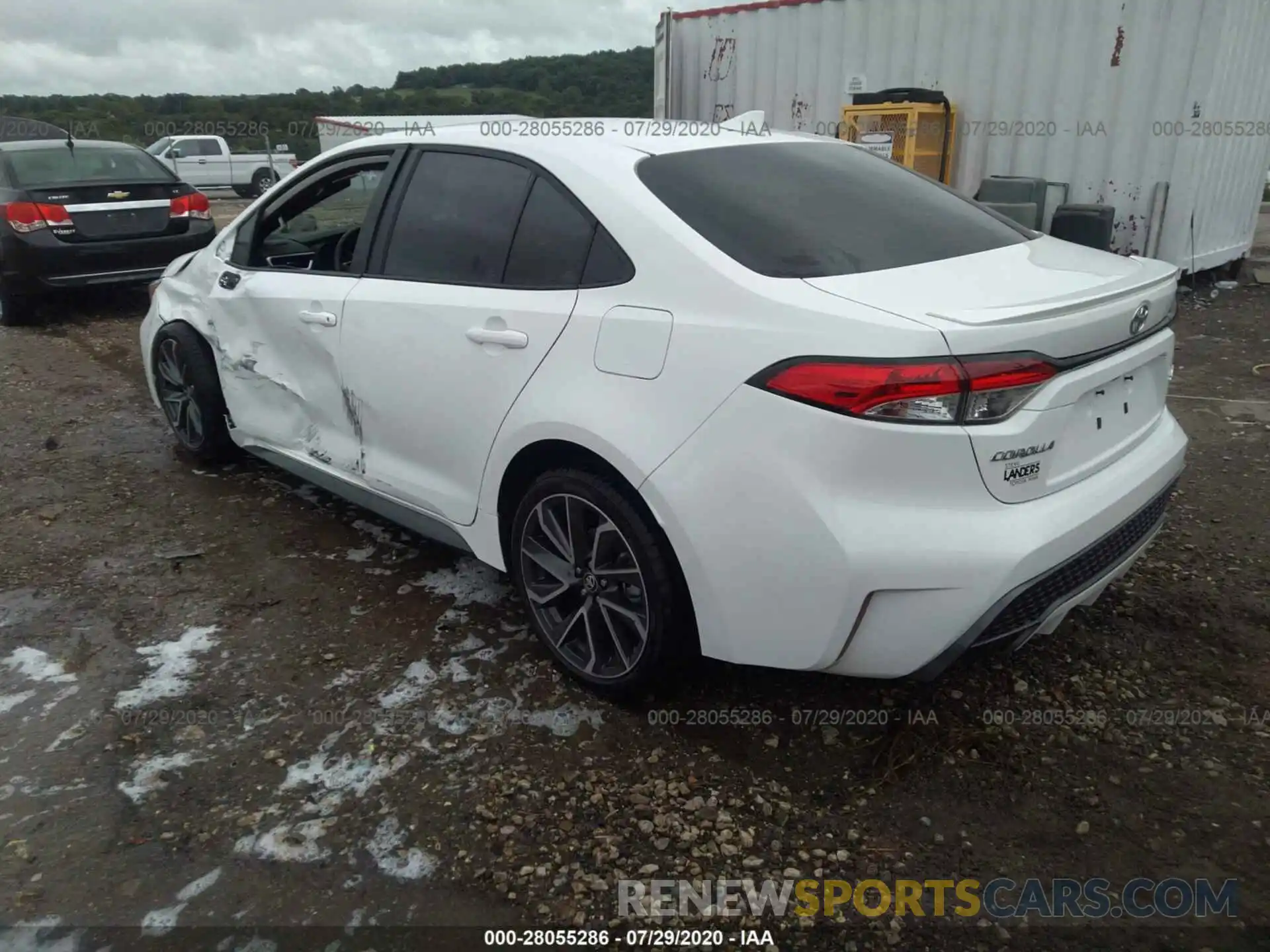 3 Photograph of a damaged car 5YFS4RCE2LP047078 TOYOTA COROLLA 2020