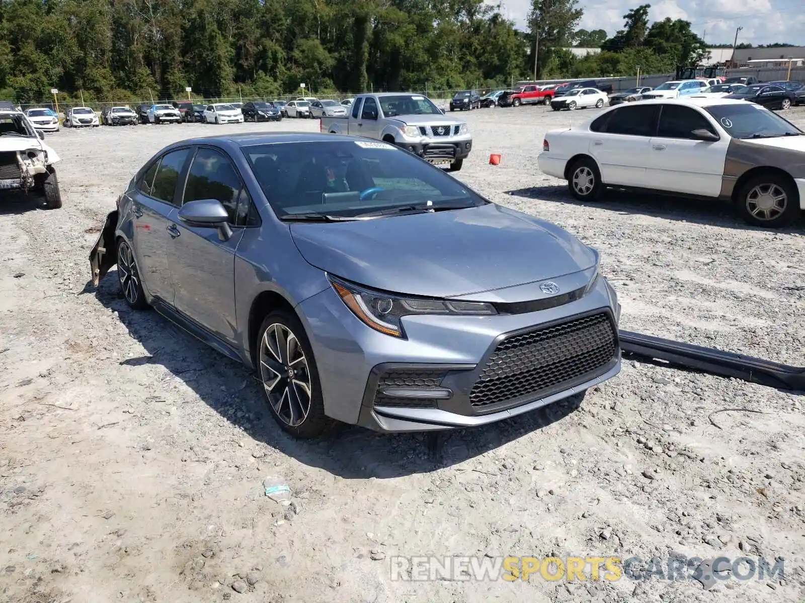 1 Photograph of a damaged car 5YFS4RCE2LP047422 TOYOTA COROLLA 2020