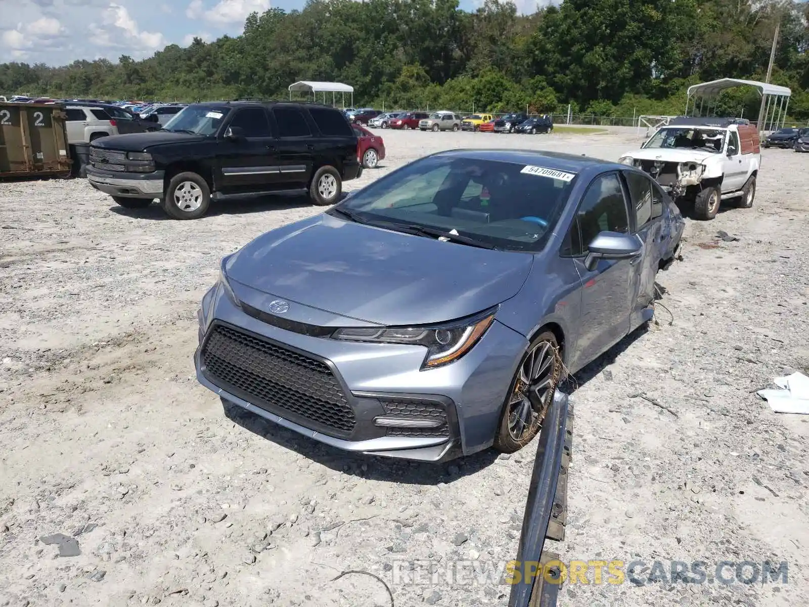 2 Photograph of a damaged car 5YFS4RCE2LP047422 TOYOTA COROLLA 2020