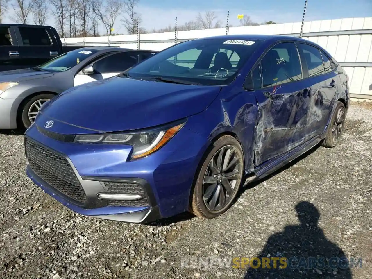 2 Photograph of a damaged car 5YFS4RCE2LP049171 TOYOTA COROLLA 2020