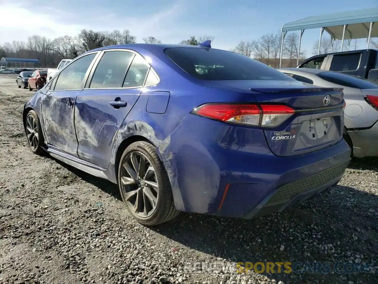 3 Photograph of a damaged car 5YFS4RCE2LP049171 TOYOTA COROLLA 2020