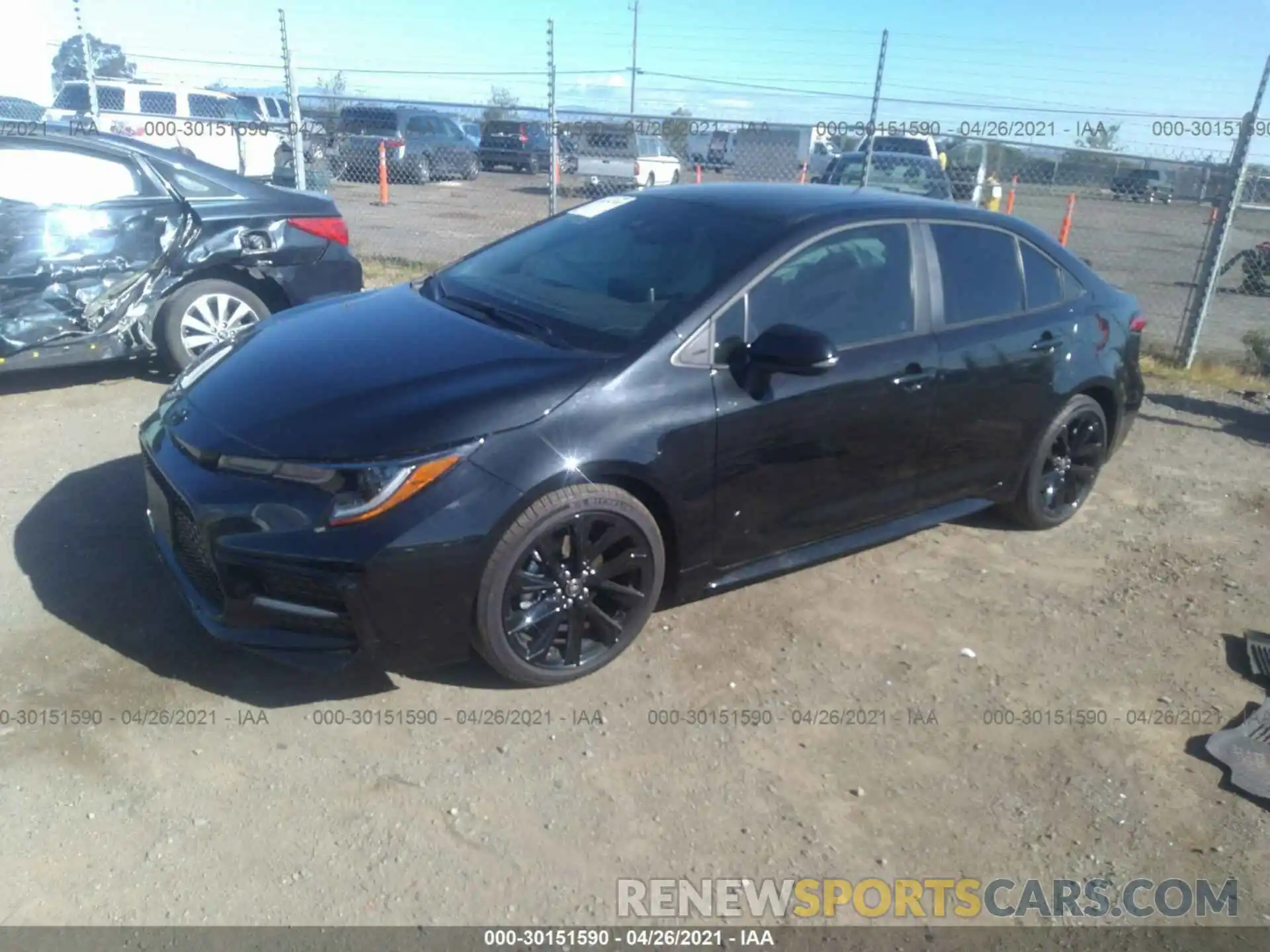 2 Photograph of a damaged car 5YFS4RCE2LP049235 TOYOTA COROLLA 2020