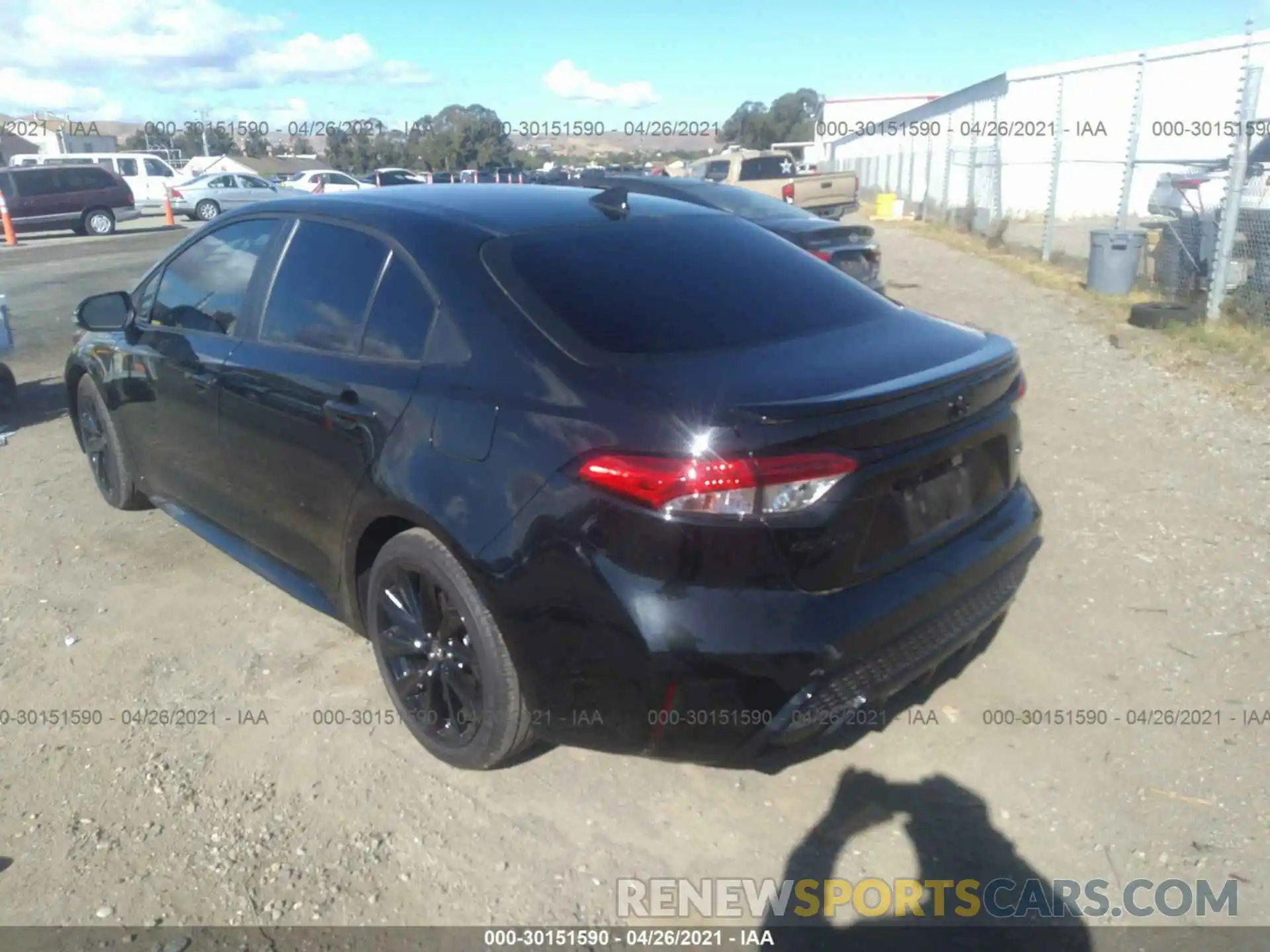 3 Photograph of a damaged car 5YFS4RCE2LP049235 TOYOTA COROLLA 2020