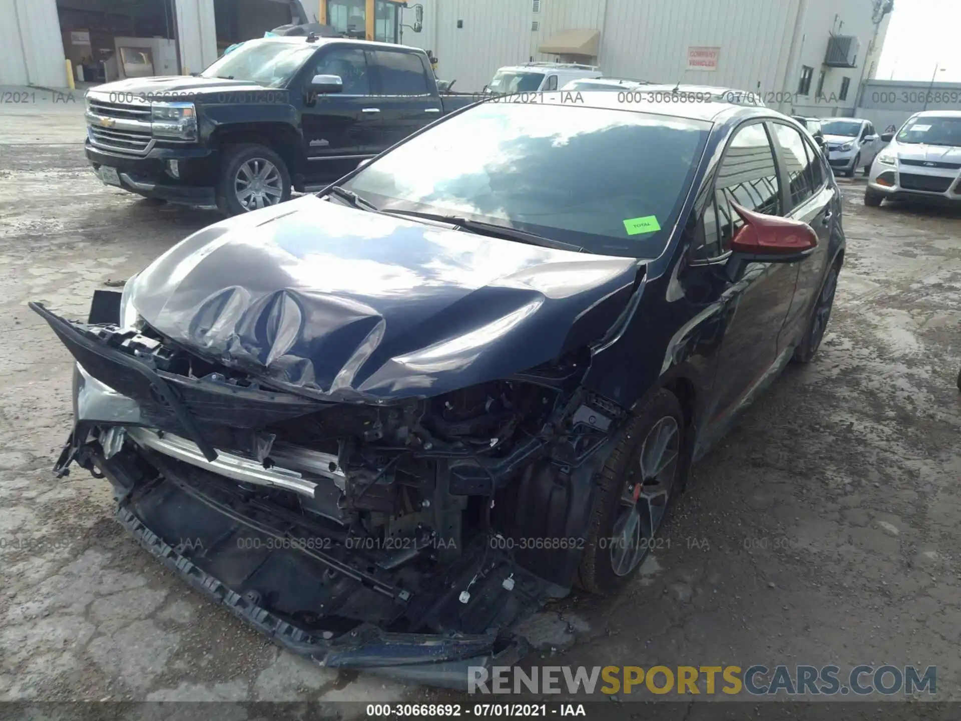 6 Photograph of a damaged car 5YFS4RCE2LP051521 TOYOTA COROLLA 2020