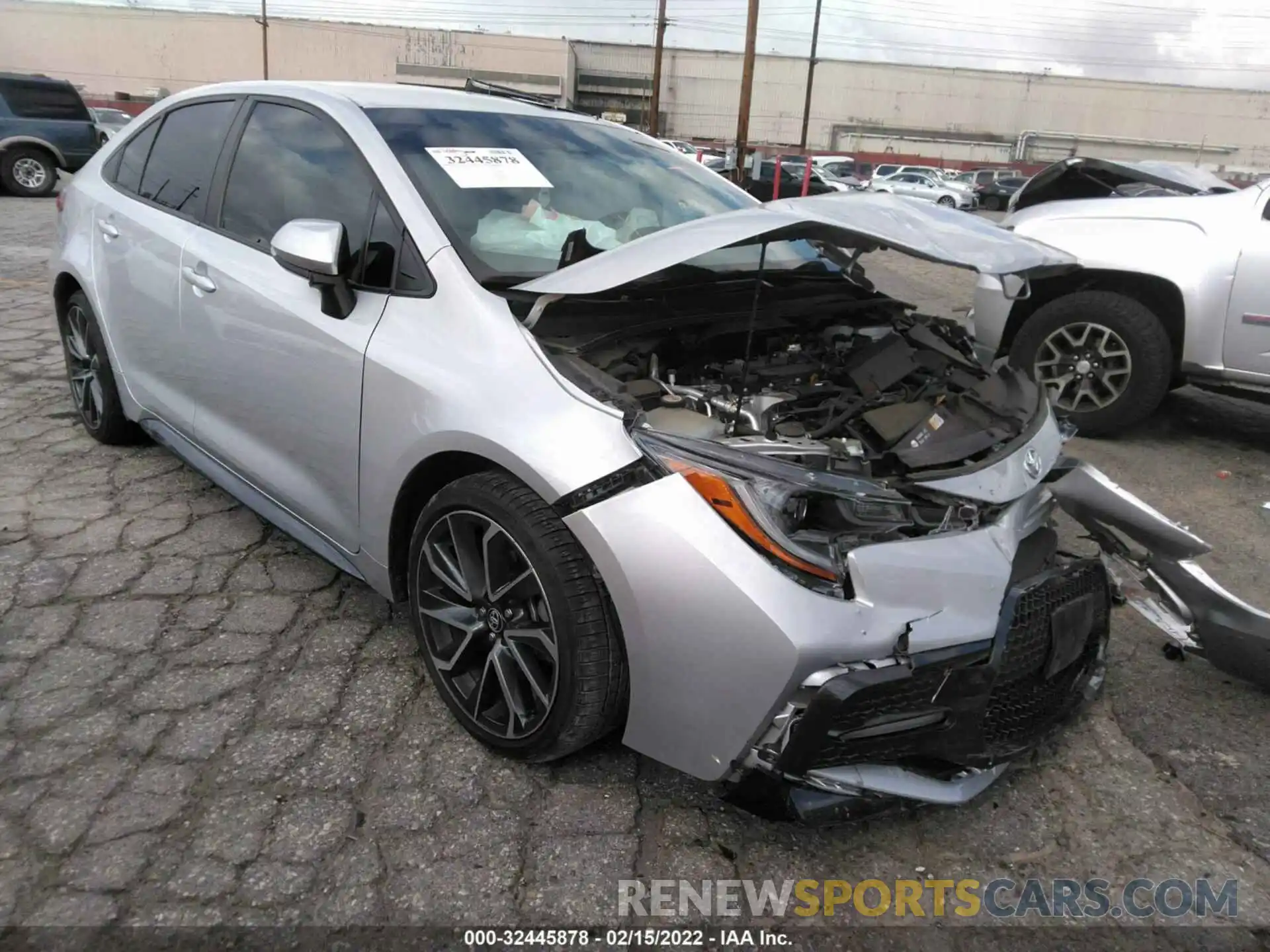 1 Photograph of a damaged car 5YFS4RCE2LP052135 TOYOTA COROLLA 2020