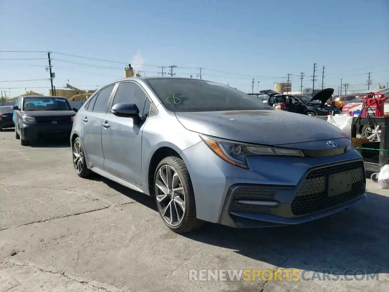 1 Photograph of a damaged car 5YFS4RCE2LP052443 TOYOTA COROLLA 2020