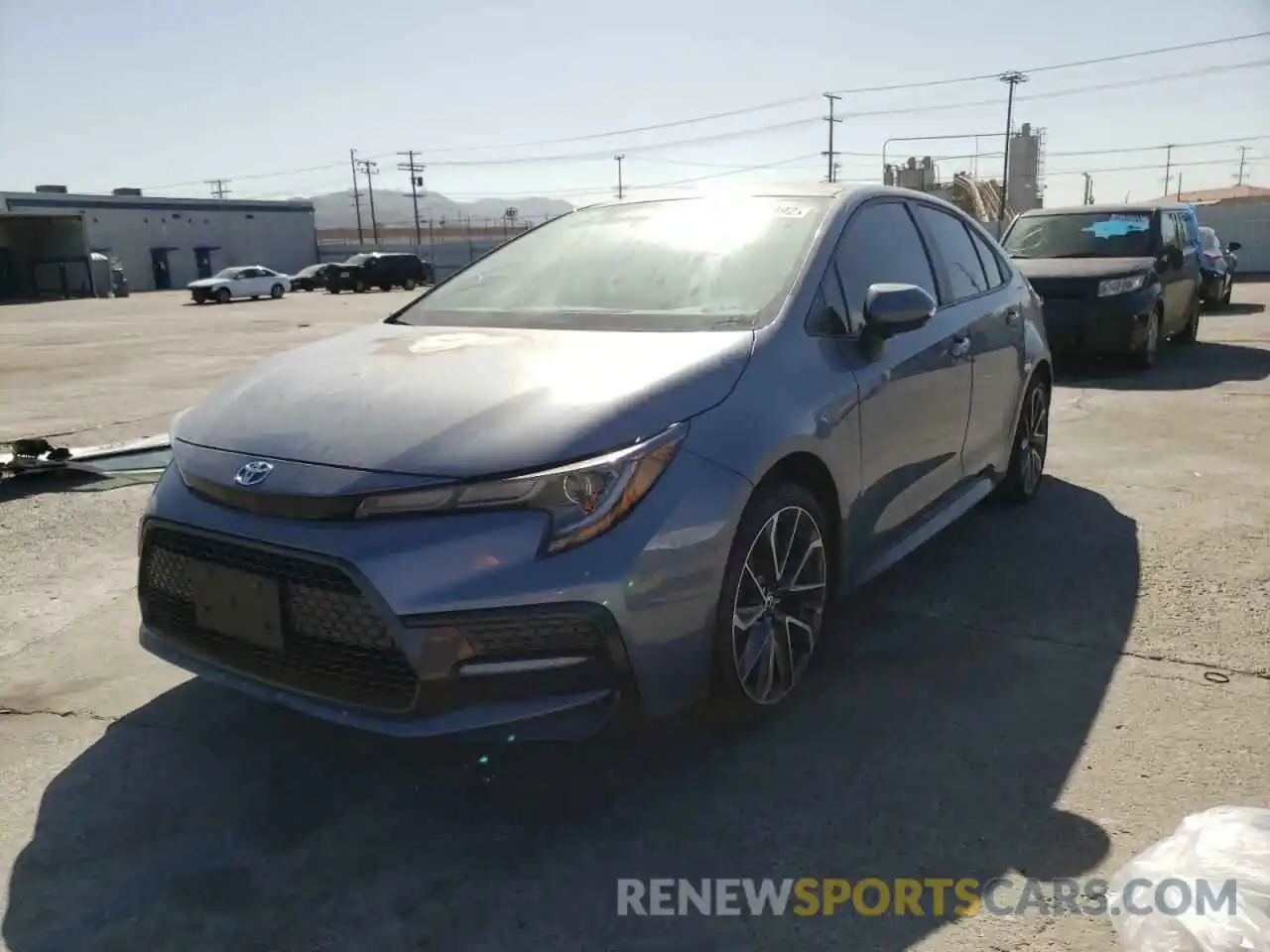 2 Photograph of a damaged car 5YFS4RCE2LP052443 TOYOTA COROLLA 2020