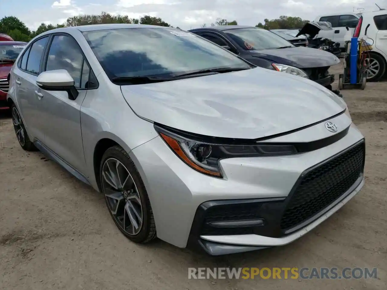 1 Photograph of a damaged car 5YFS4RCE2LP052457 TOYOTA COROLLA 2020