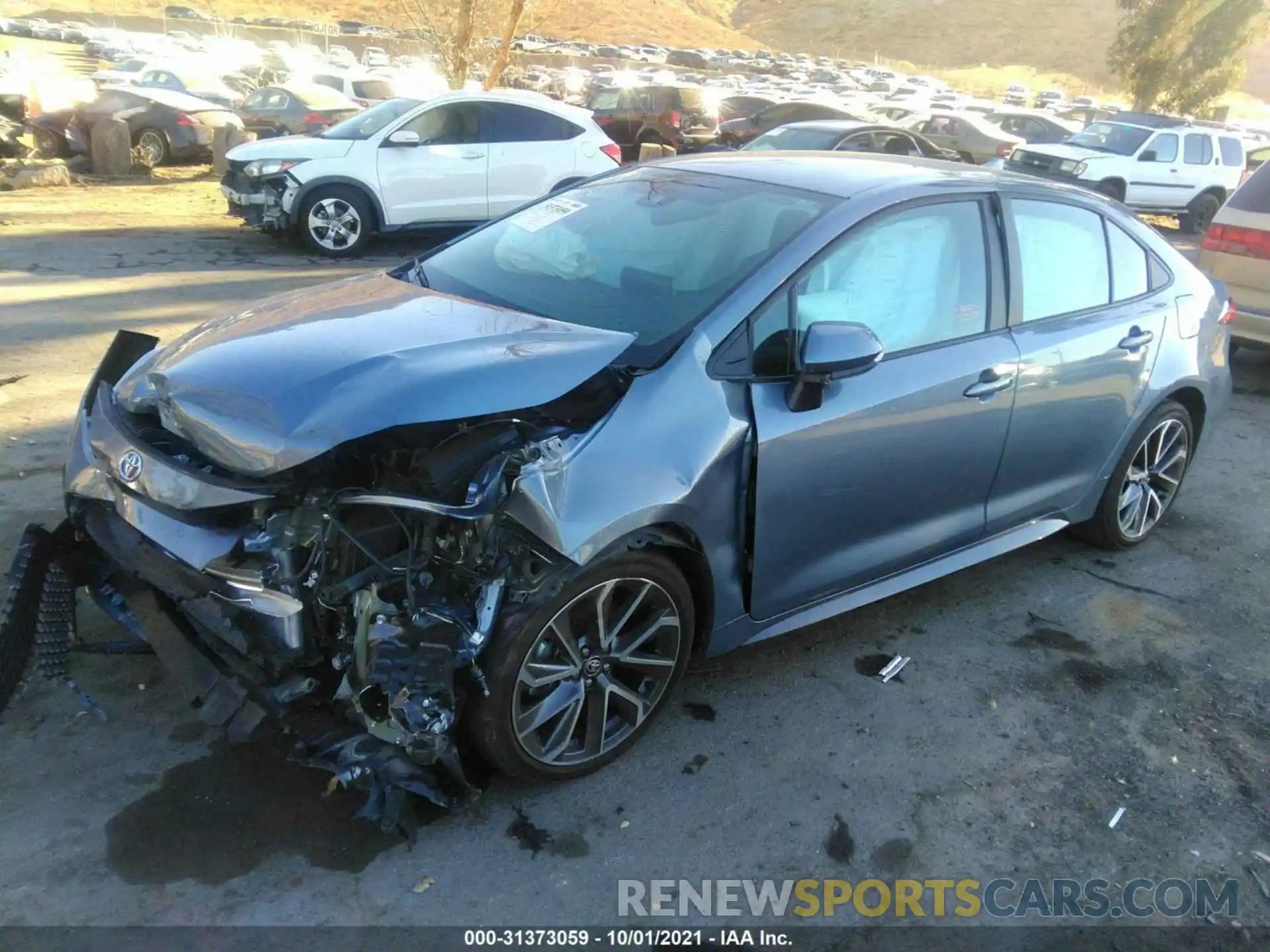 2 Photograph of a damaged car 5YFS4RCE2LP052653 TOYOTA COROLLA 2020