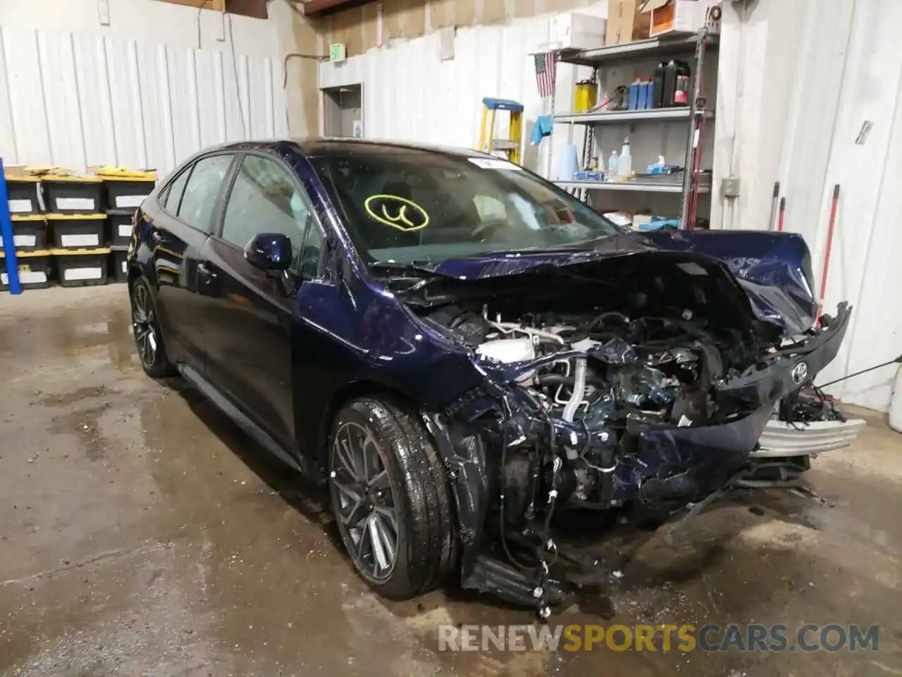 1 Photograph of a damaged car 5YFS4RCE2LP054869 TOYOTA COROLLA 2020