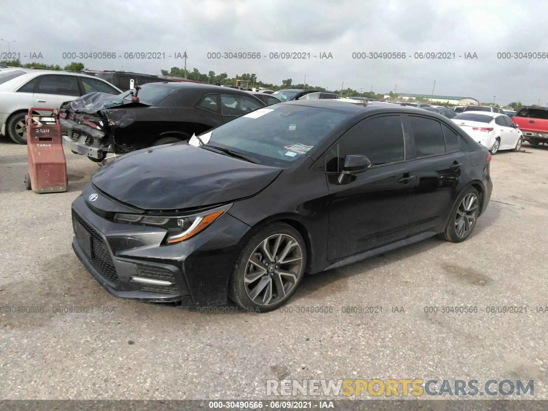 2 Photograph of a damaged car 5YFS4RCE2LP056718 TOYOTA COROLLA 2020