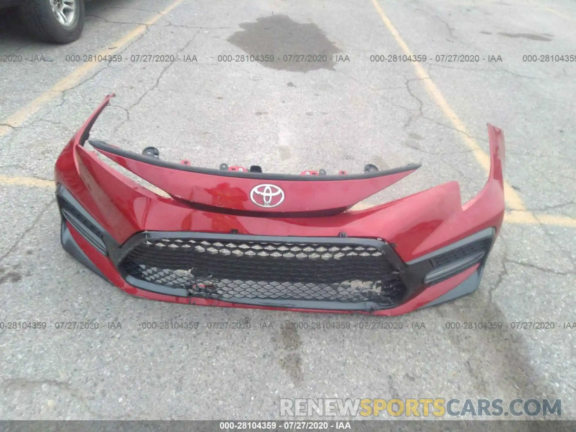 12 Photograph of a damaged car 5YFS4RCE3LP003011 TOYOTA COROLLA 2020