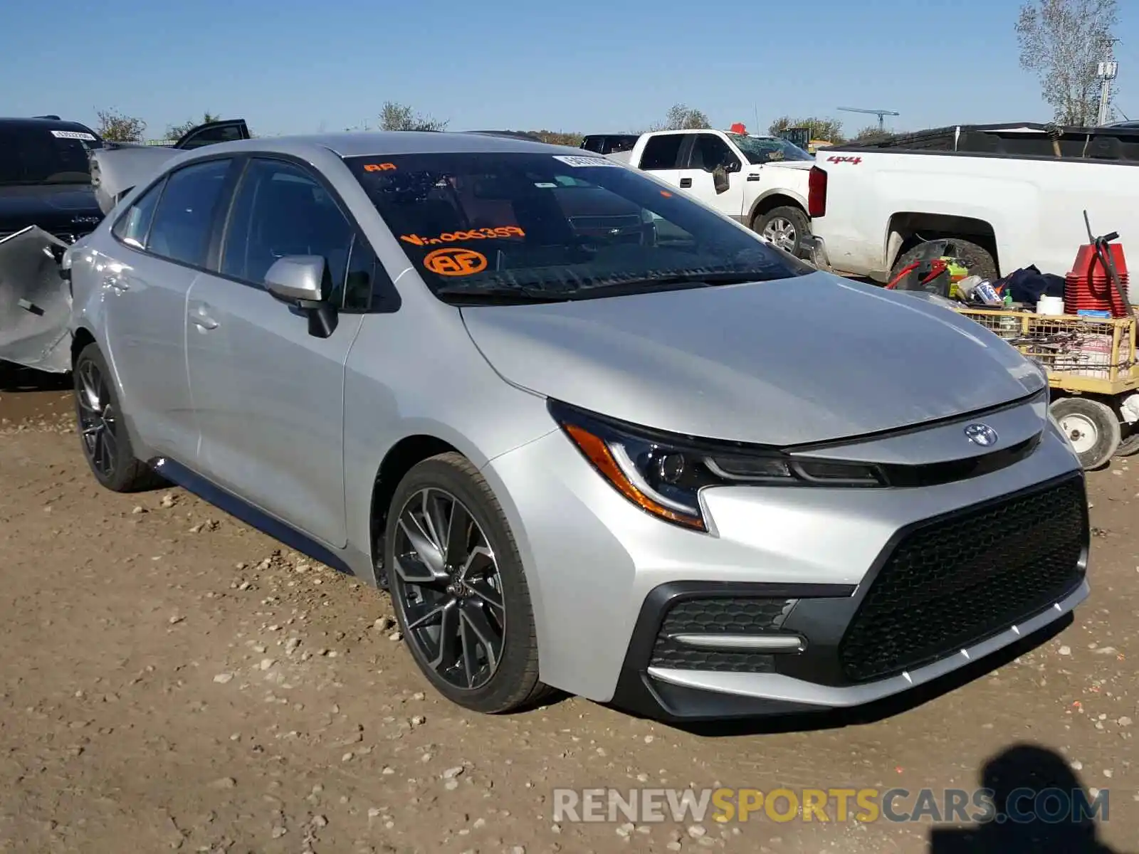 1 Photograph of a damaged car 5YFS4RCE3LP006359 TOYOTA COROLLA 2020