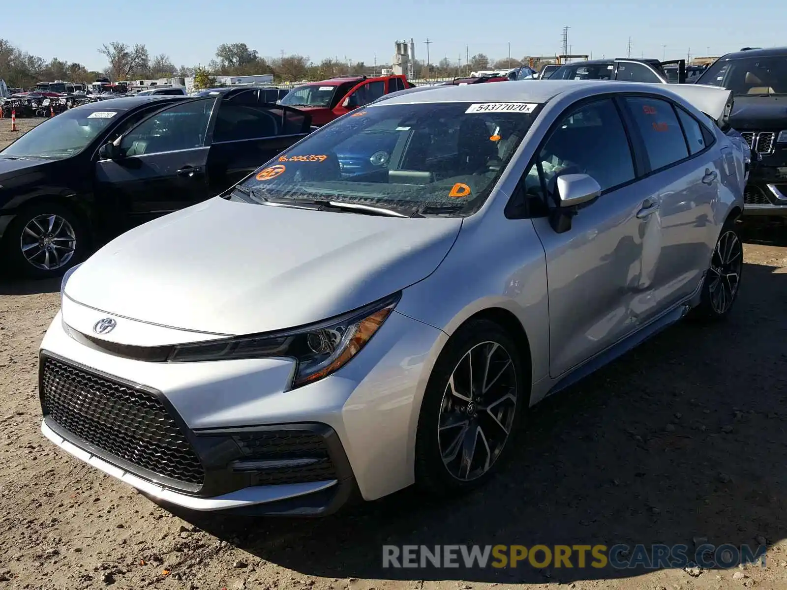 2 Photograph of a damaged car 5YFS4RCE3LP006359 TOYOTA COROLLA 2020