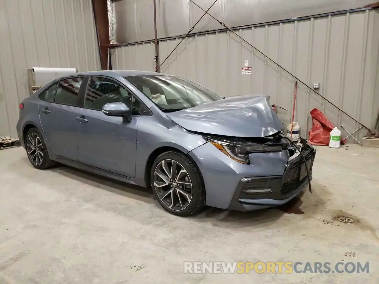 1 Photograph of a damaged car 5YFS4RCE3LP007172 TOYOTA COROLLA 2020