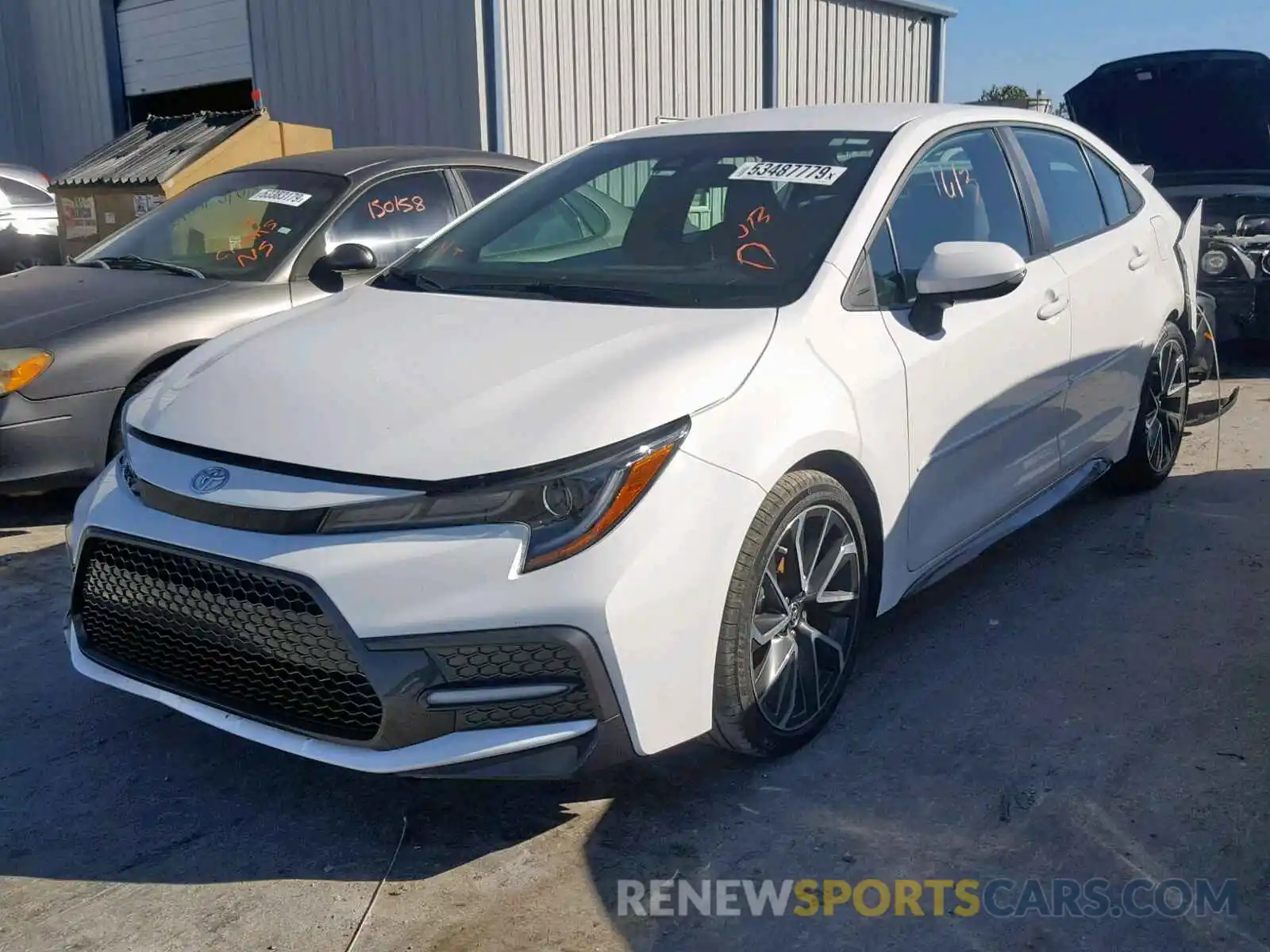 2 Photograph of a damaged car 5YFS4RCE3LP008628 TOYOTA COROLLA 2020