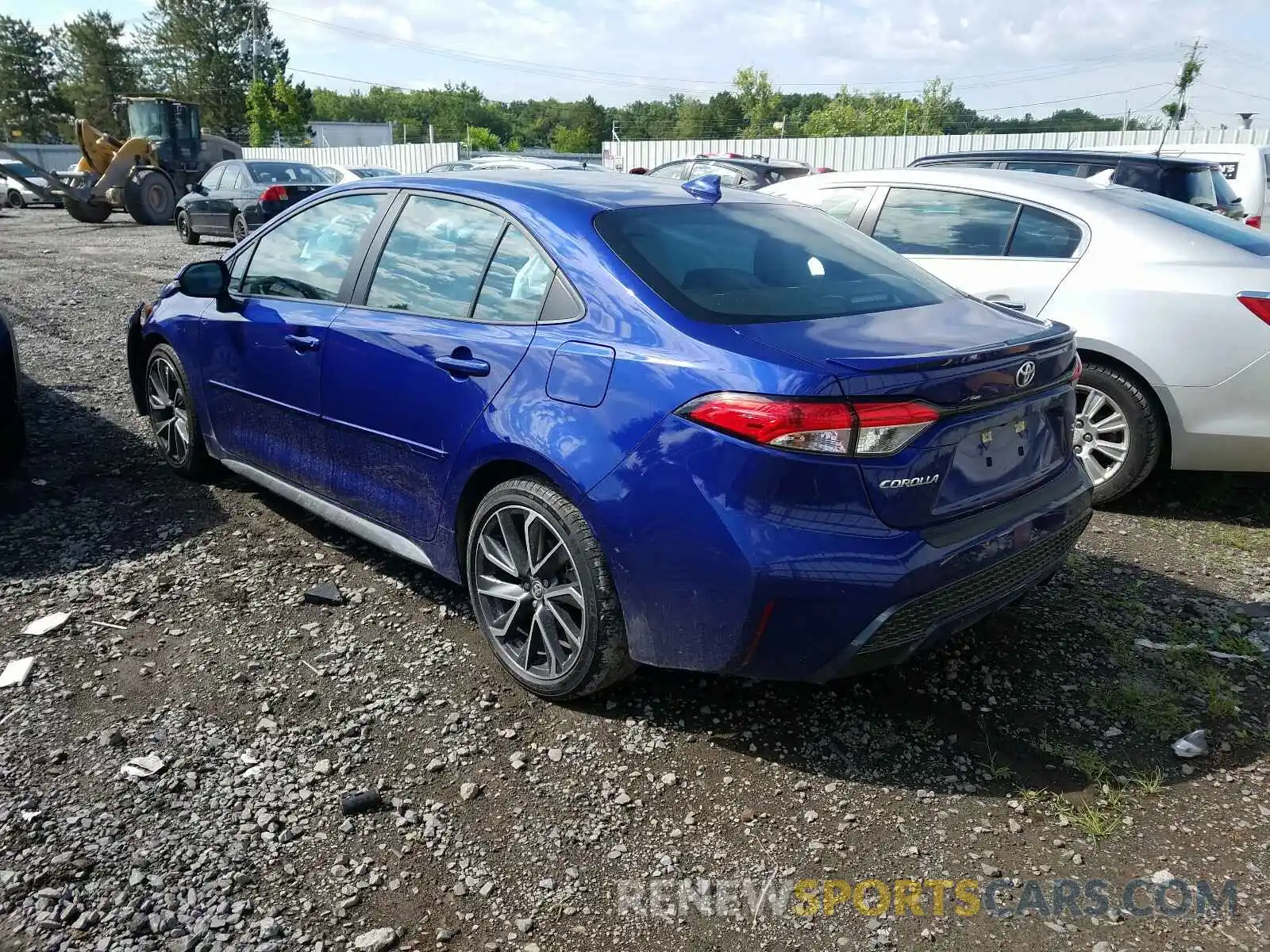 3 Photograph of a damaged car 5YFS4RCE3LP012694 TOYOTA COROLLA 2020