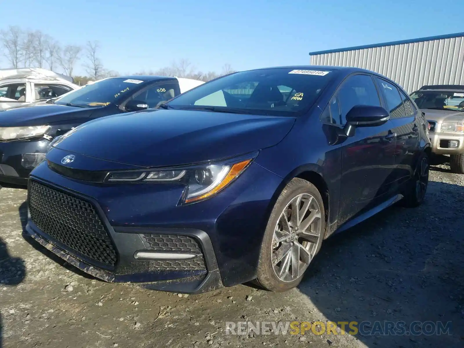 2 Photograph of a damaged car 5YFS4RCE3LP012968 TOYOTA COROLLA 2020