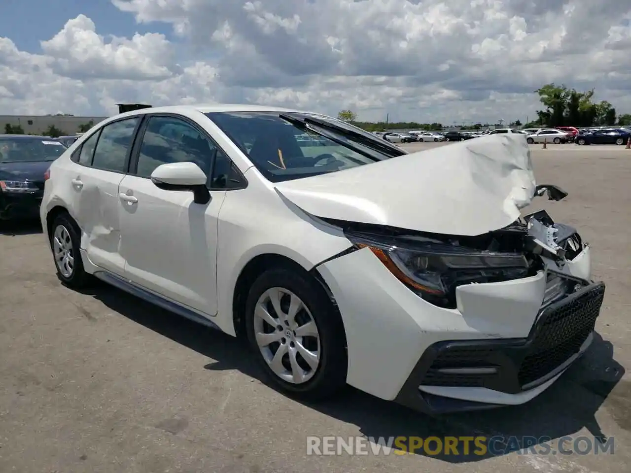 1 Photograph of a damaged car 5YFS4RCE3LP014302 TOYOTA COROLLA 2020