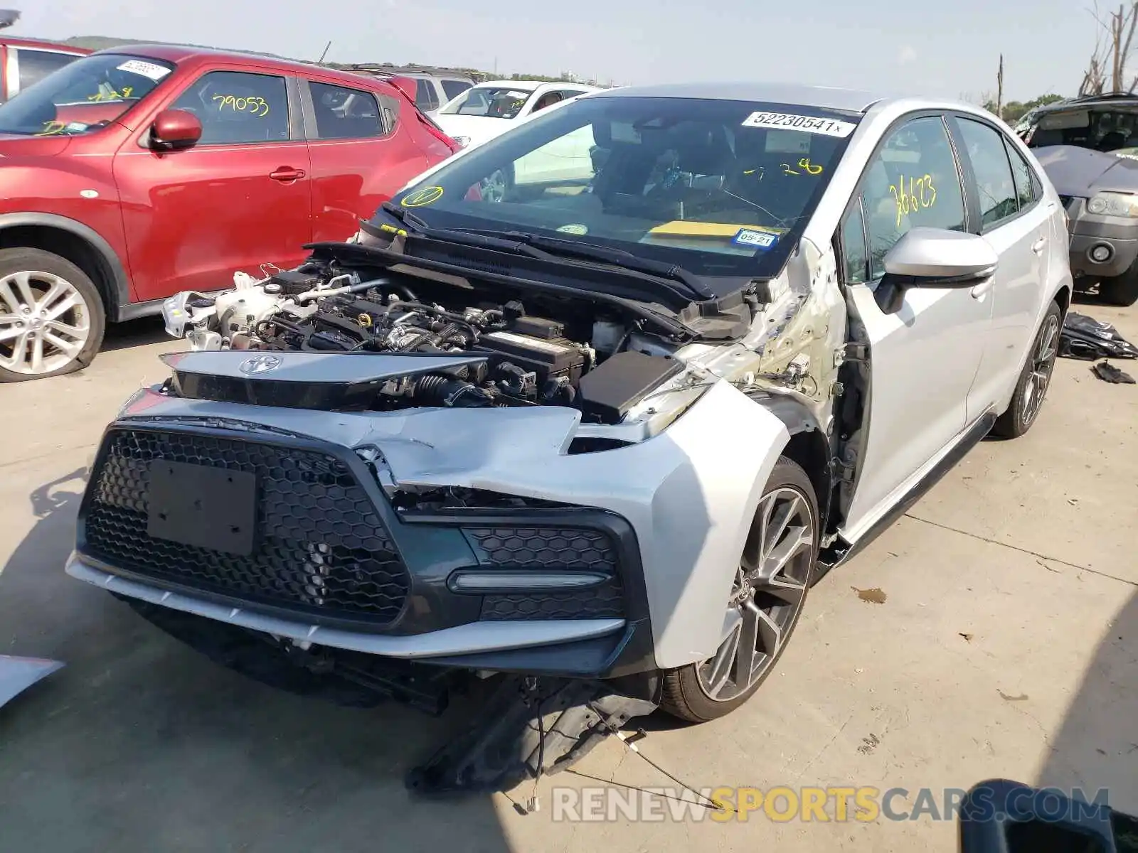 2 Photograph of a damaged car 5YFS4RCE3LP014770 TOYOTA COROLLA 2020