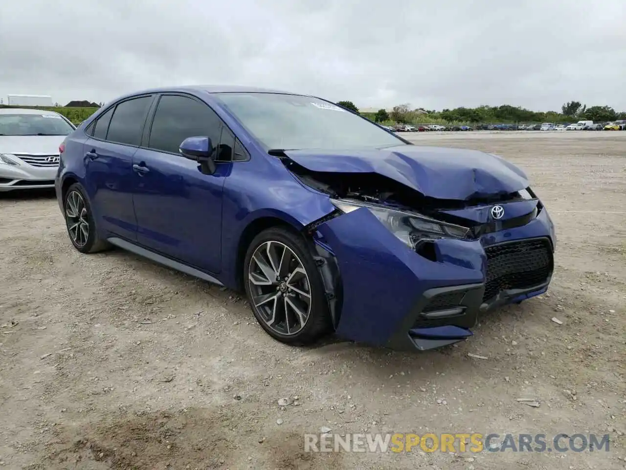 1 Photograph of a damaged car 5YFS4RCE3LP015420 TOYOTA COROLLA 2020