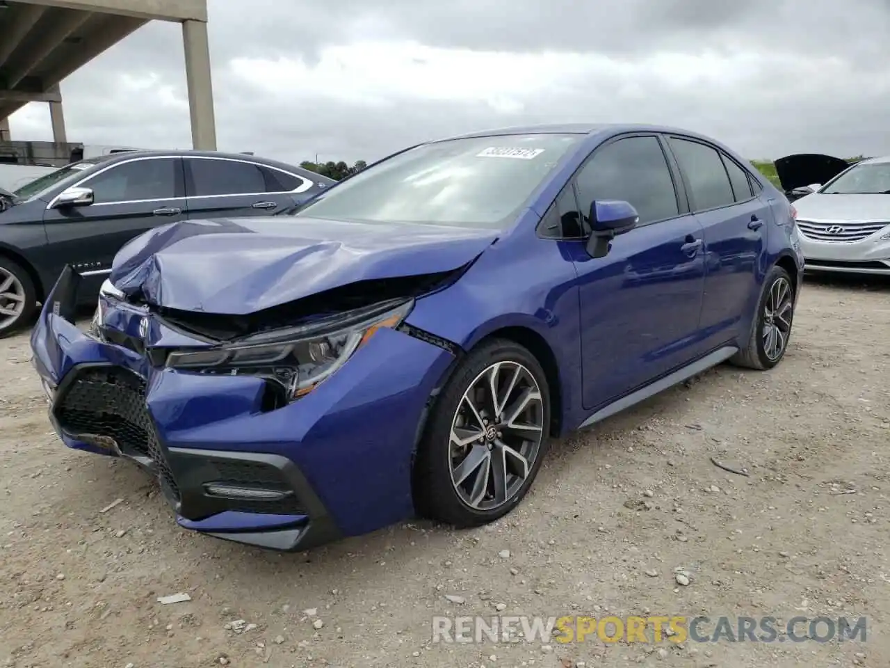 2 Photograph of a damaged car 5YFS4RCE3LP015420 TOYOTA COROLLA 2020