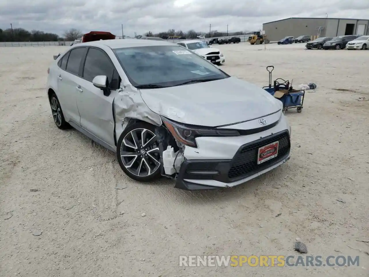 1 Photograph of a damaged car 5YFS4RCE3LP016468 TOYOTA COROLLA 2020