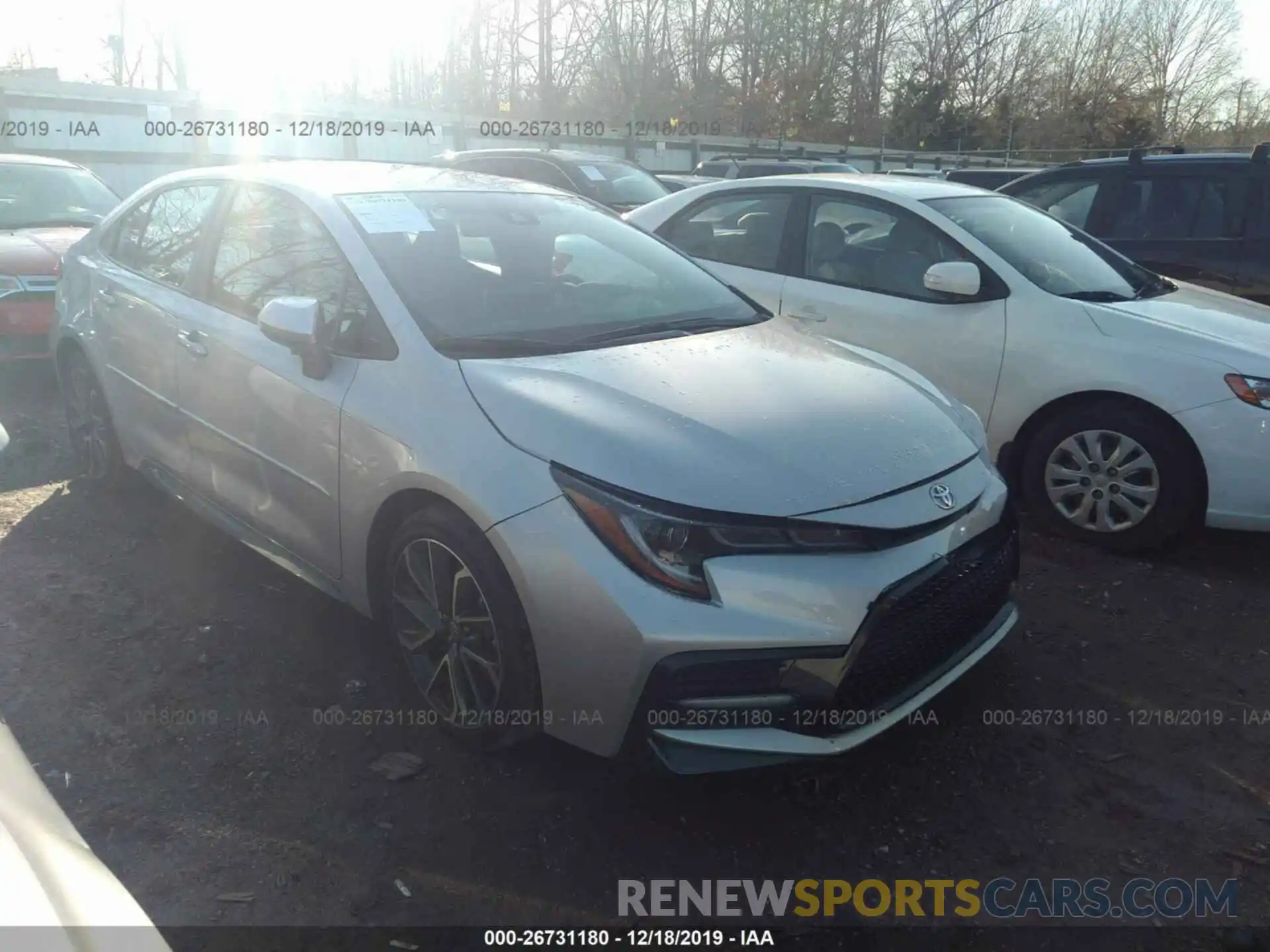 1 Photograph of a damaged car 5YFS4RCE3LP019824 TOYOTA COROLLA 2020