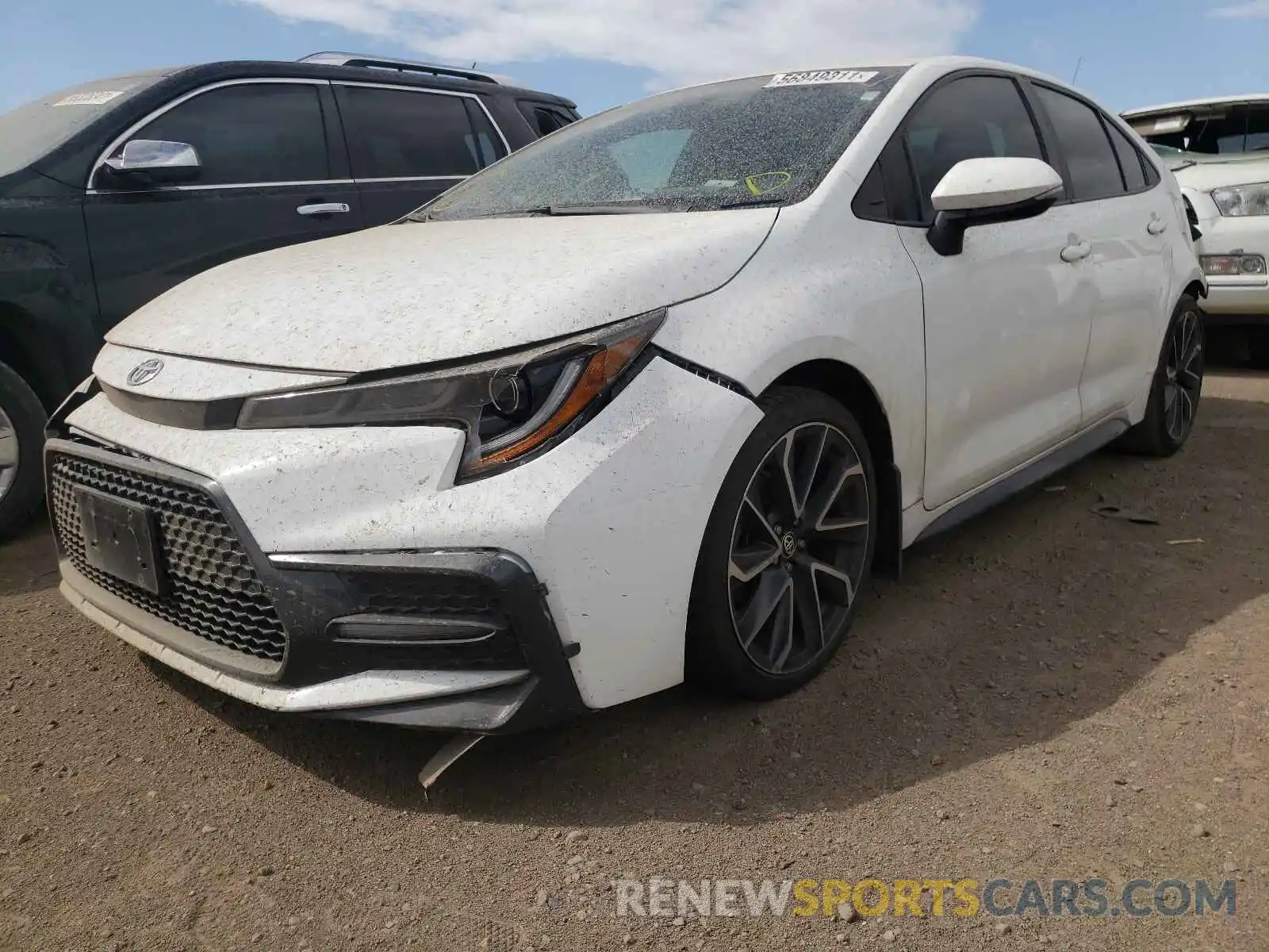 2 Photograph of a damaged car 5YFS4RCE3LP020357 TOYOTA COROLLA 2020