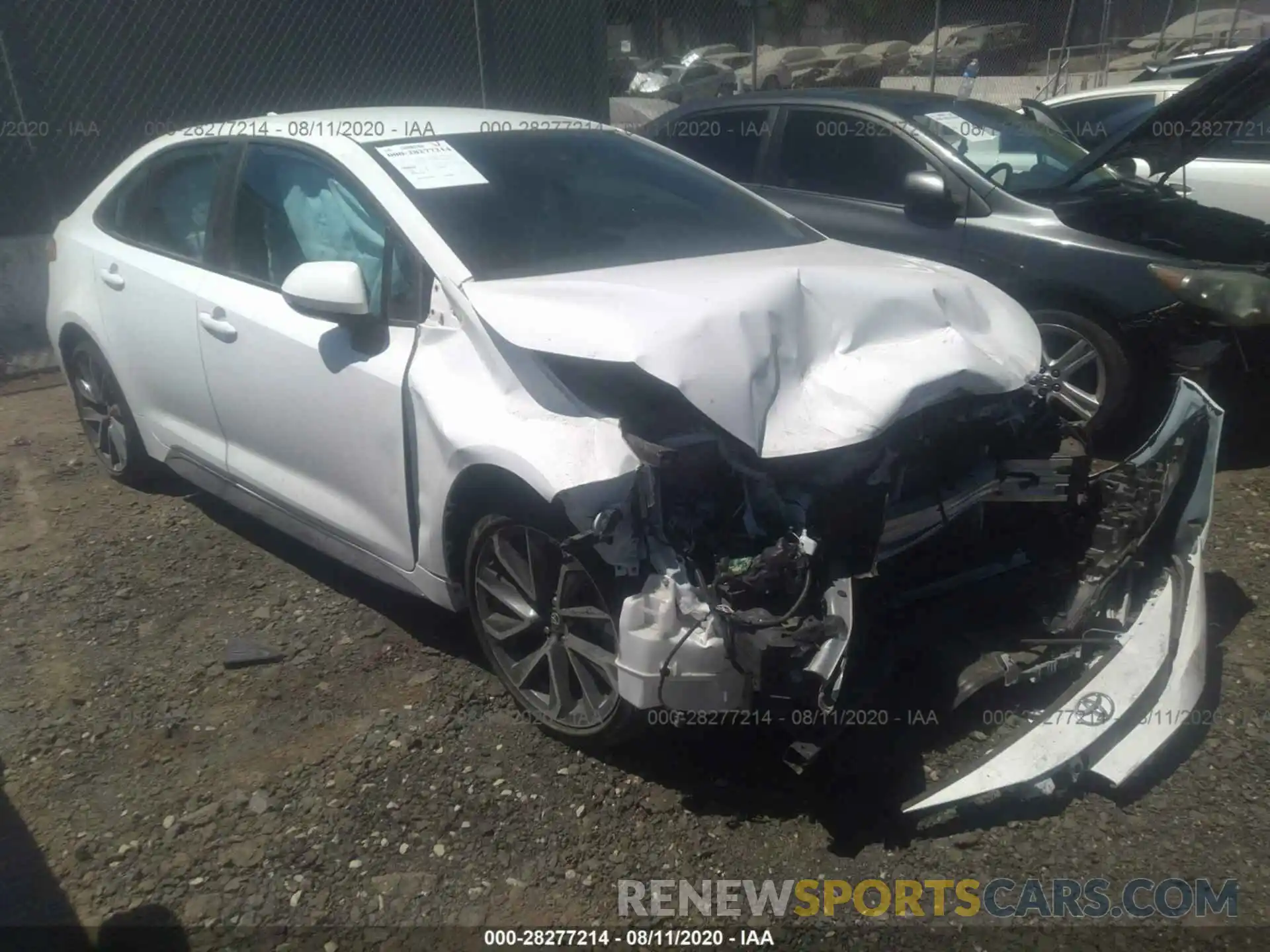 1 Photograph of a damaged car 5YFS4RCE3LP021332 TOYOTA COROLLA 2020