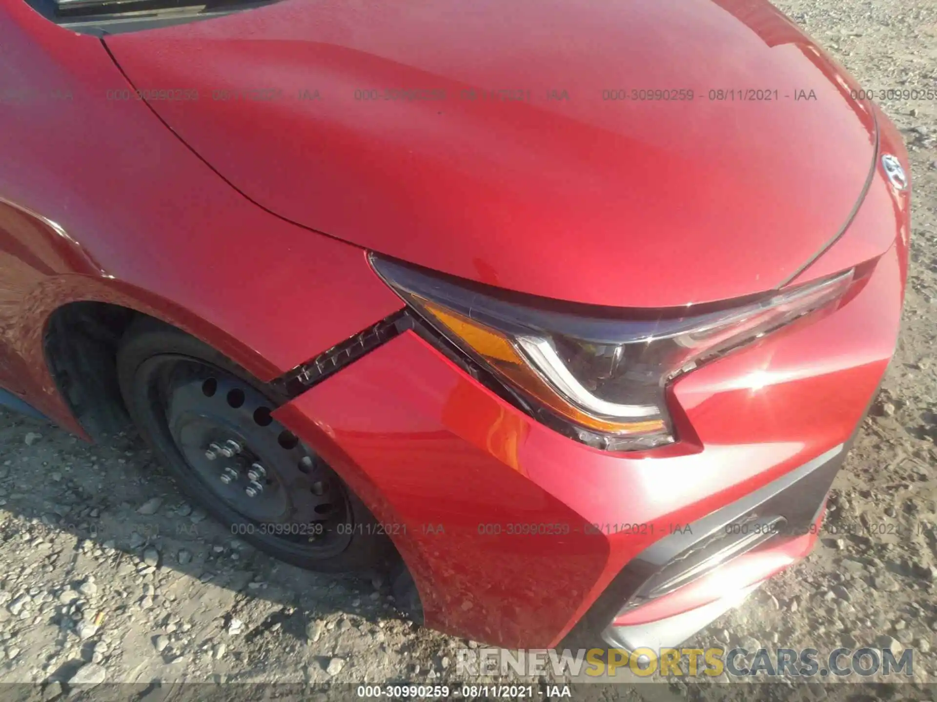 6 Photograph of a damaged car 5YFS4RCE3LP022030 TOYOTA COROLLA 2020