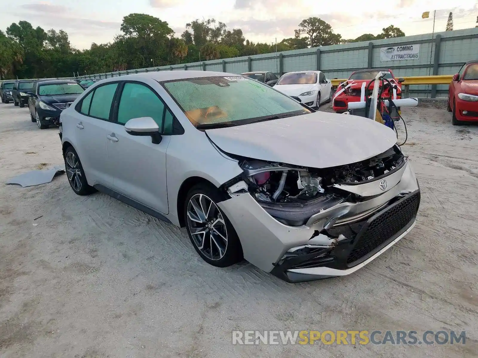 1 Photograph of a damaged car 5YFS4RCE3LP022786 TOYOTA COROLLA 2020