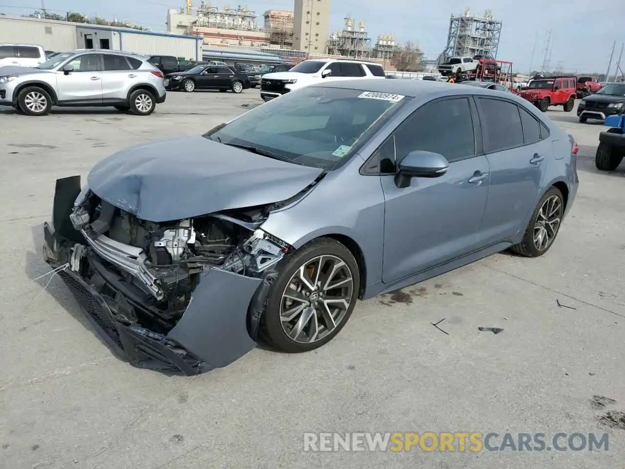 1 Photograph of a damaged car 5YFS4RCE3LP024019 TOYOTA COROLLA 2020