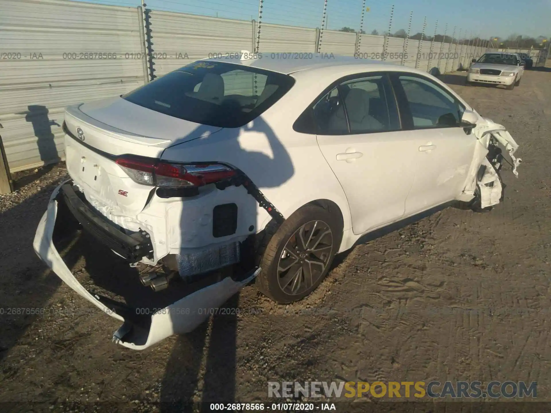 4 Photograph of a damaged car 5YFS4RCE3LP024652 TOYOTA COROLLA 2020