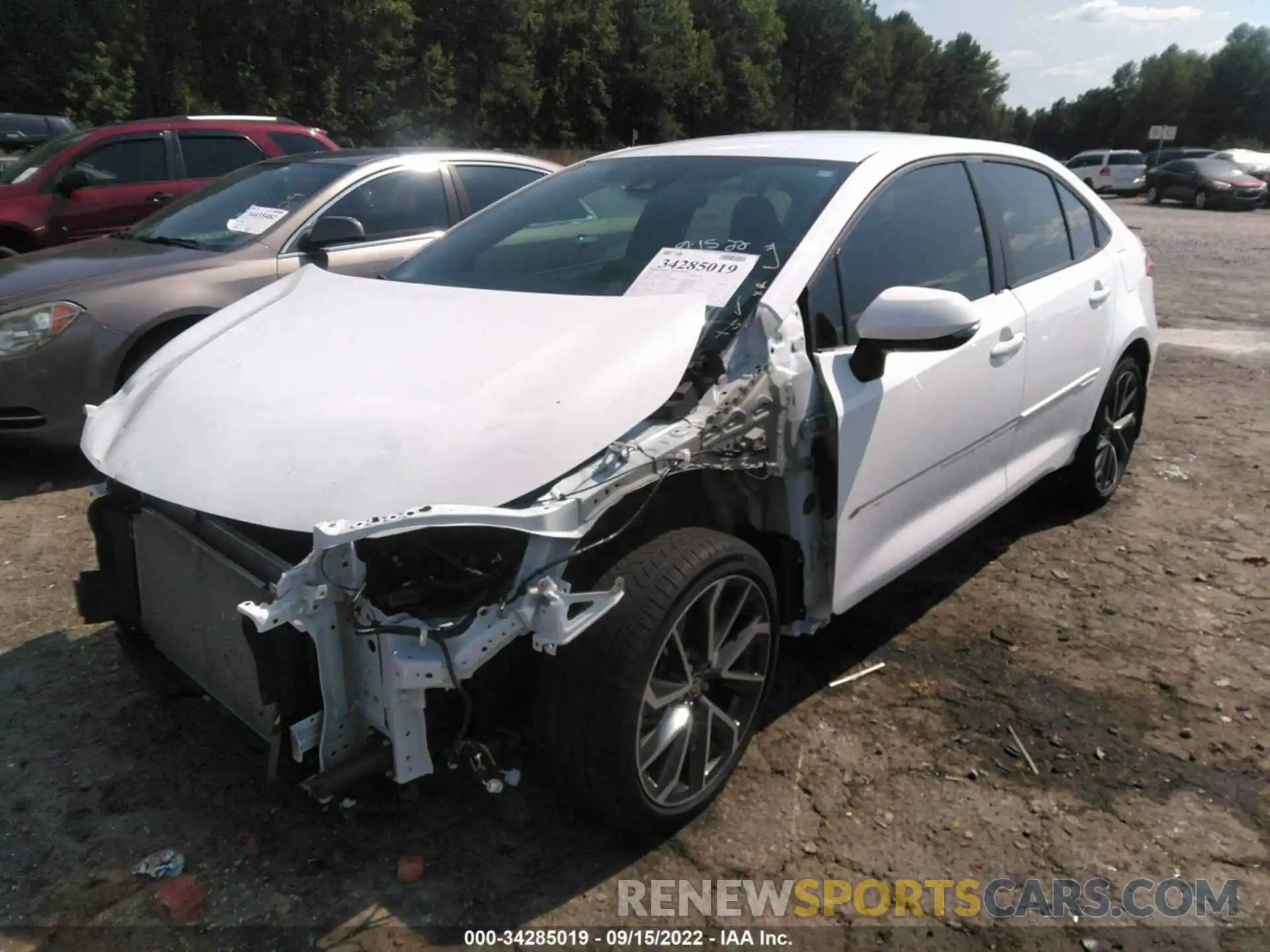 2 Photograph of a damaged car 5YFS4RCE3LP024893 TOYOTA COROLLA 2020