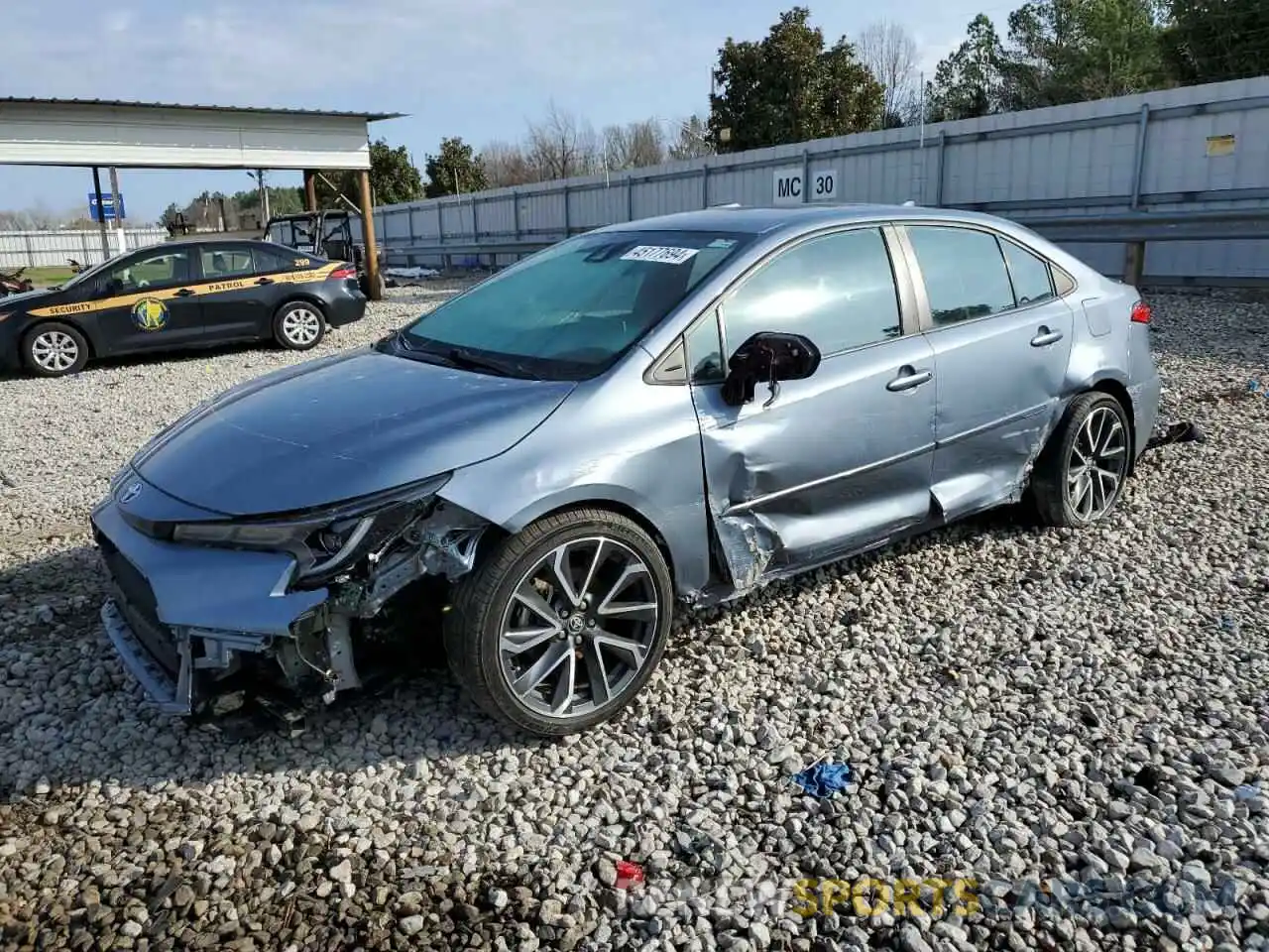 1 Photograph of a damaged car 5YFS4RCE3LP025736 TOYOTA COROLLA 2020