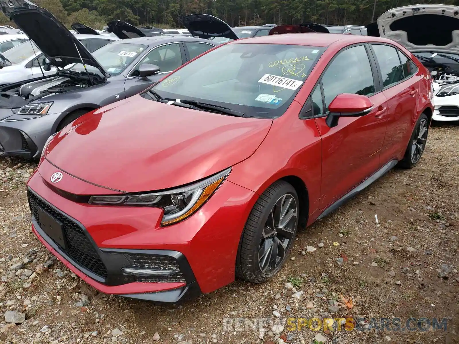 2 Photograph of a damaged car 5YFS4RCE3LP026661 TOYOTA COROLLA 2020