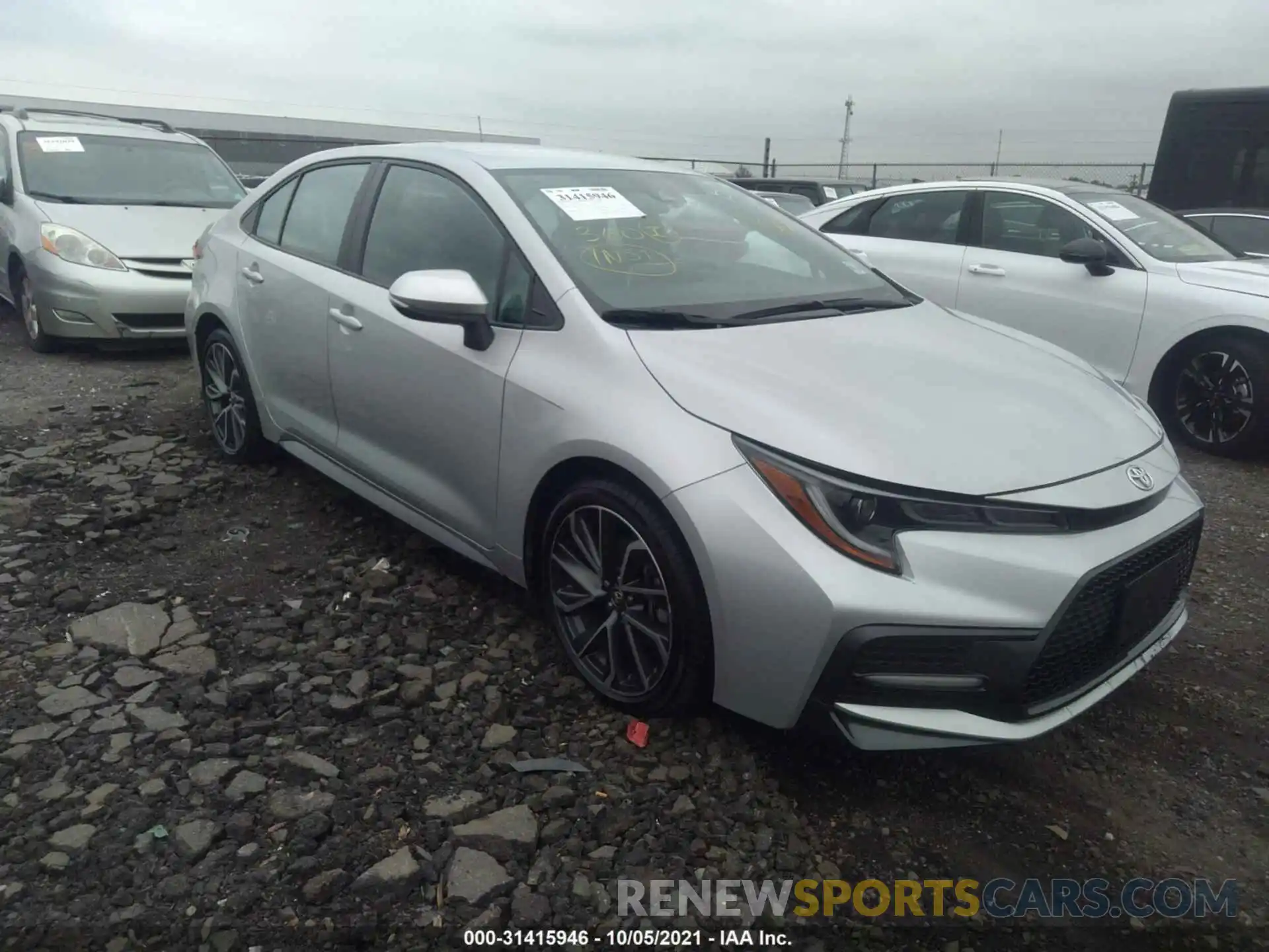 1 Photograph of a damaged car 5YFS4RCE3LP028412 TOYOTA COROLLA 2020