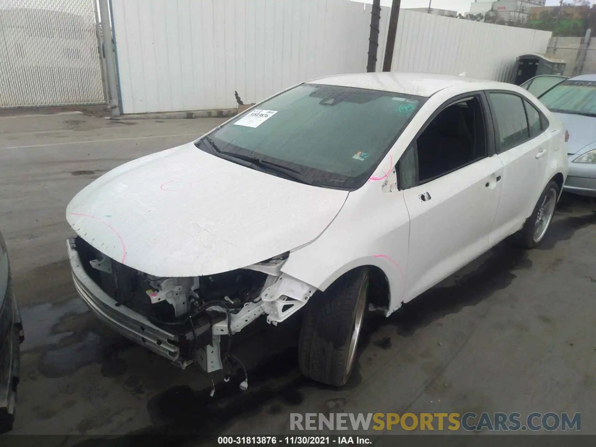 2 Photograph of a damaged car 5YFS4RCE3LP029320 TOYOTA COROLLA 2020