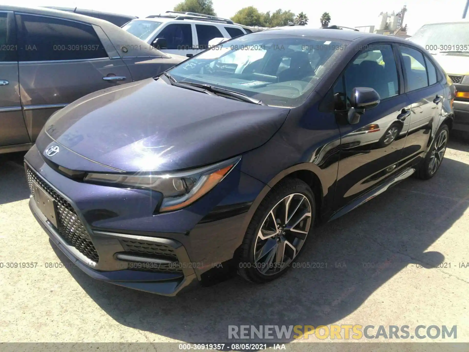 2 Photograph of a damaged car 5YFS4RCE3LP033206 TOYOTA COROLLA 2020