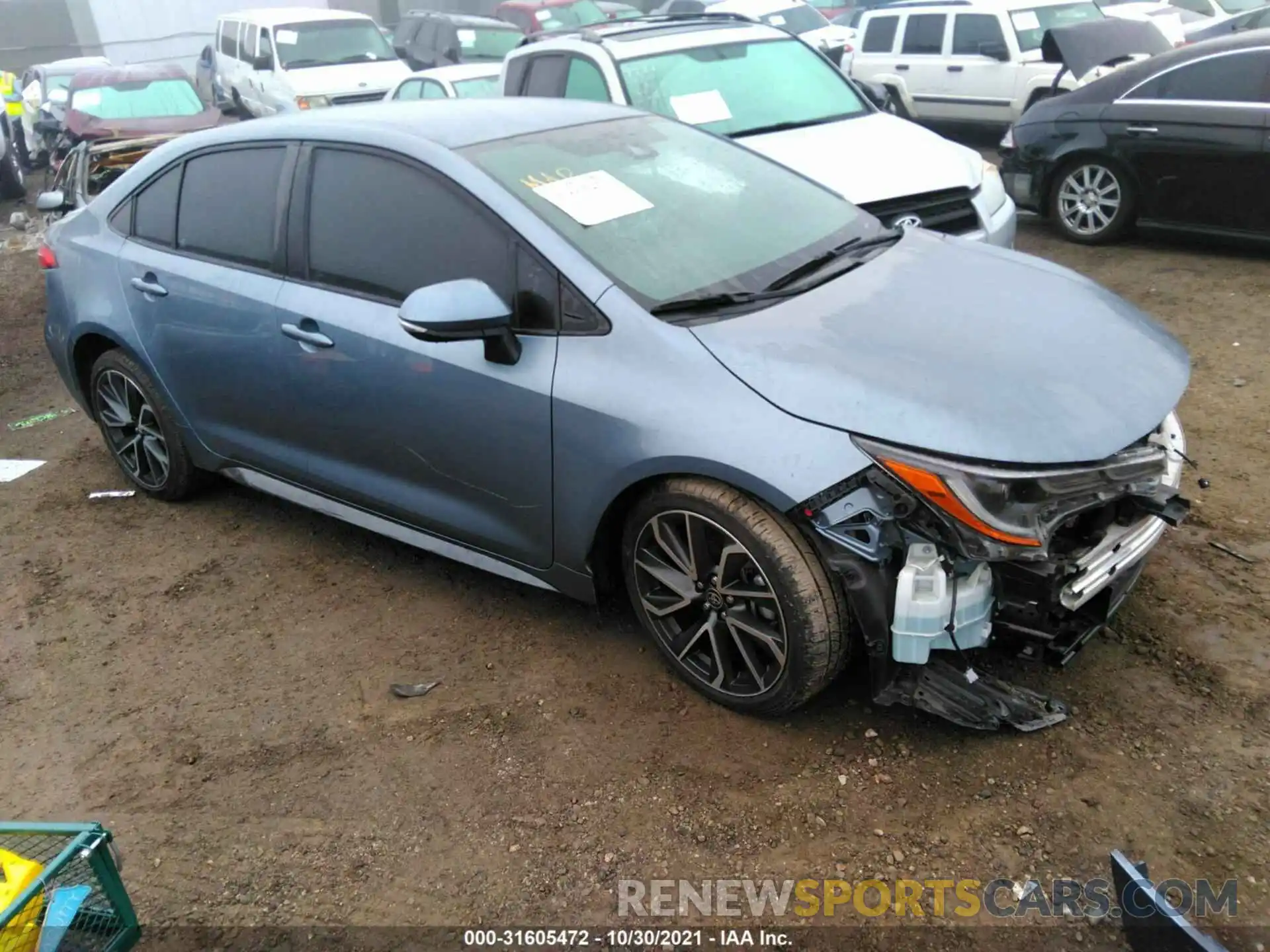 1 Photograph of a damaged car 5YFS4RCE3LP033612 TOYOTA COROLLA 2020