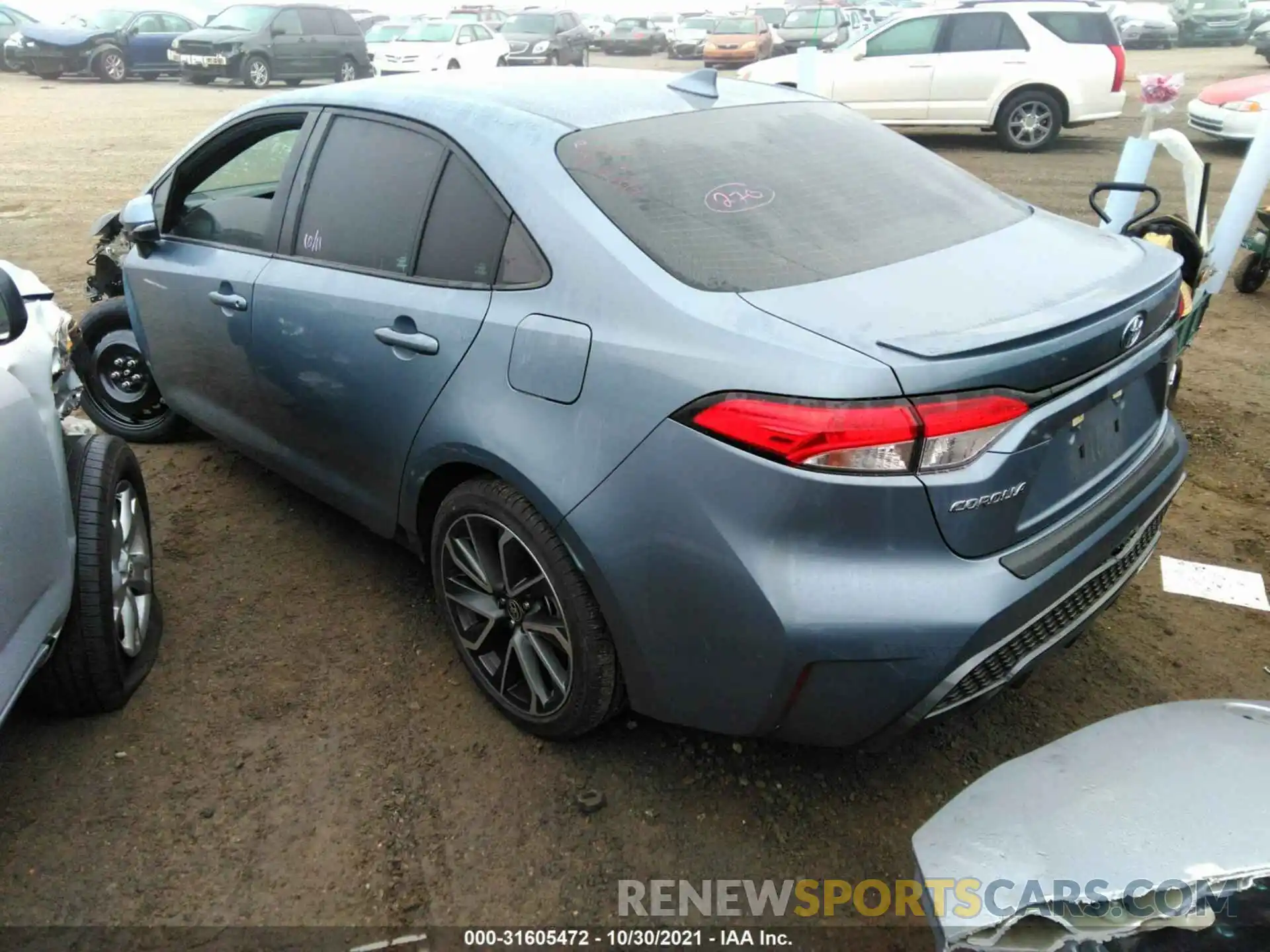 3 Photograph of a damaged car 5YFS4RCE3LP033612 TOYOTA COROLLA 2020