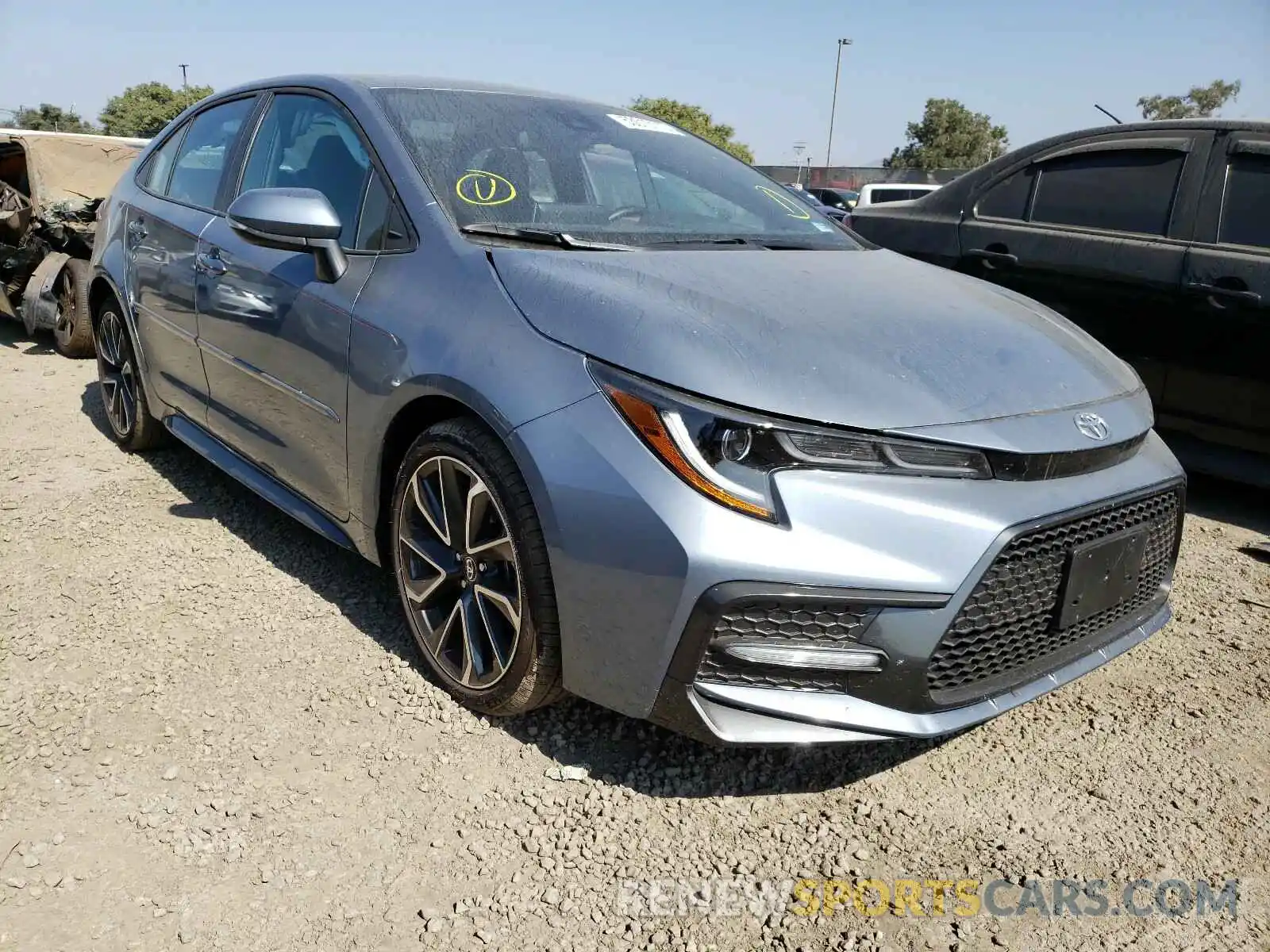 1 Photograph of a damaged car 5YFS4RCE3LP034484 TOYOTA COROLLA 2020