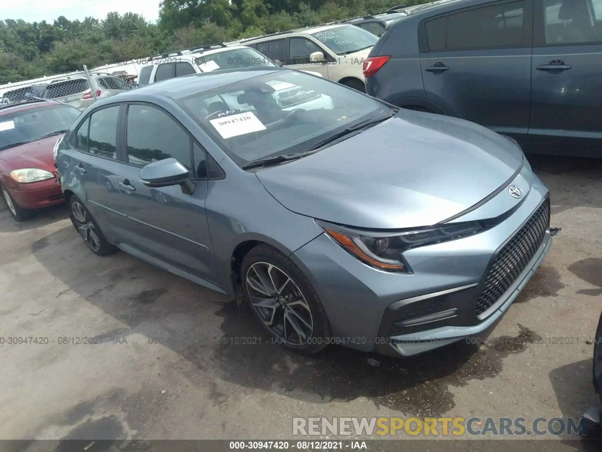 1 Photograph of a damaged car 5YFS4RCE3LP036560 TOYOTA COROLLA 2020