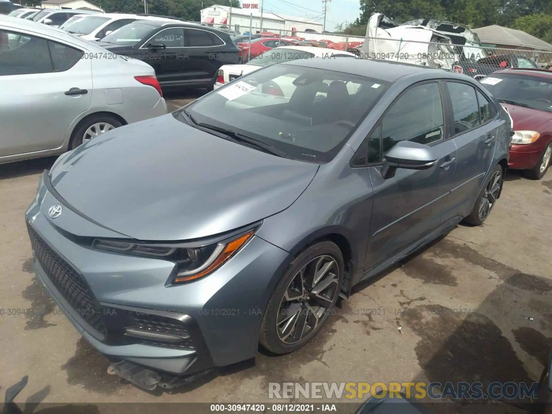 2 Photograph of a damaged car 5YFS4RCE3LP036560 TOYOTA COROLLA 2020