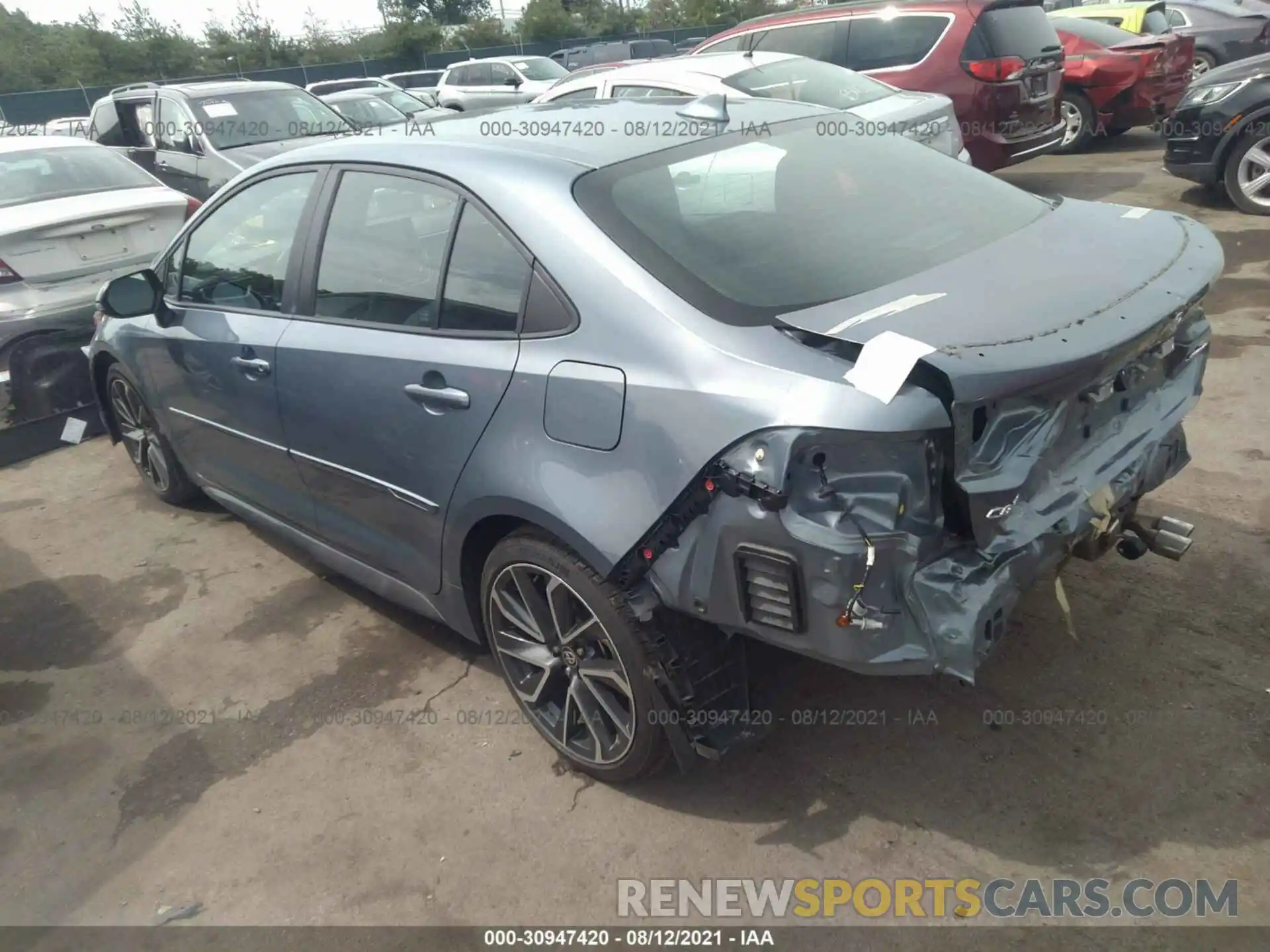 3 Photograph of a damaged car 5YFS4RCE3LP036560 TOYOTA COROLLA 2020