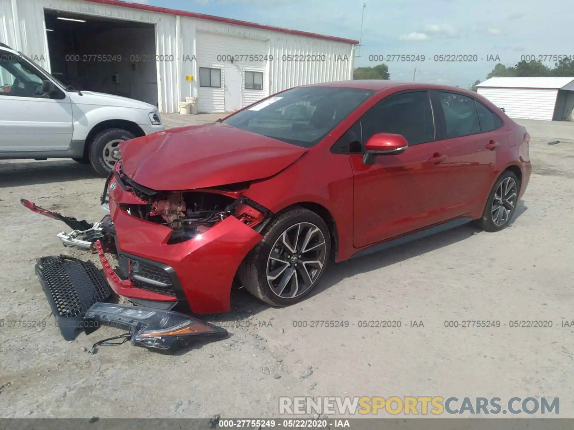 2 Photograph of a damaged car 5YFS4RCE3LP037286 TOYOTA COROLLA 2020