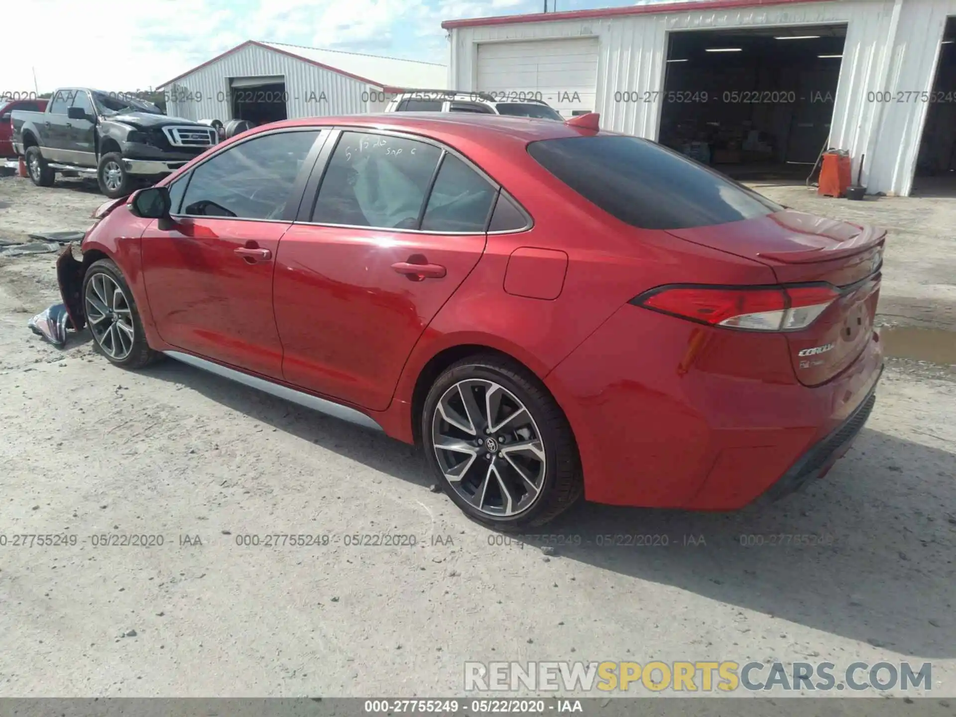 3 Photograph of a damaged car 5YFS4RCE3LP037286 TOYOTA COROLLA 2020