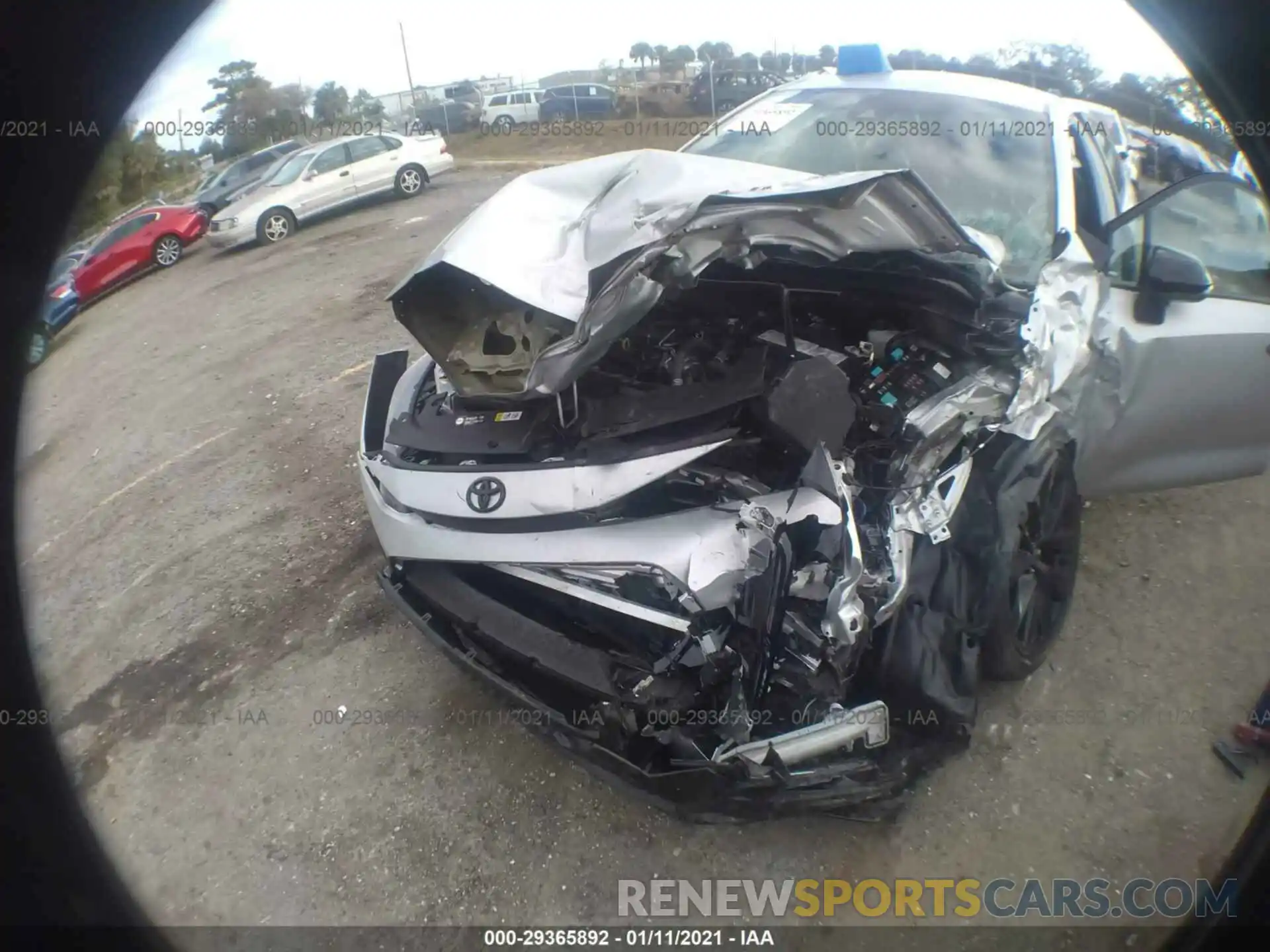 6 Photograph of a damaged car 5YFS4RCE3LP038082 TOYOTA COROLLA 2020