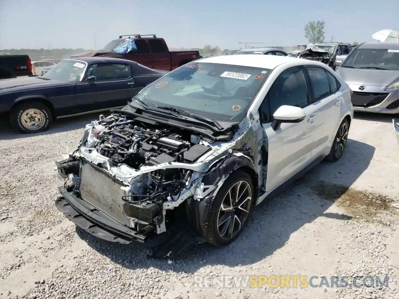 2 Photograph of a damaged car 5YFS4RCE3LP038275 TOYOTA COROLLA 2020